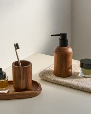 Senda Acacia Wood Soap Dispenser