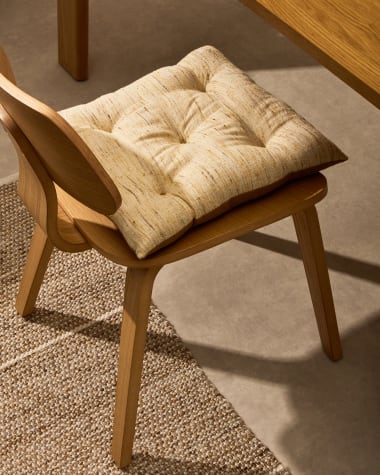 Aren mustard chair cushion 45 x 45cm