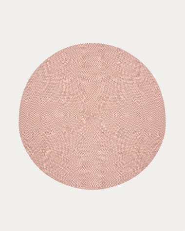 Rodhe 100% PET rug in terracotta Ø 150 cm
