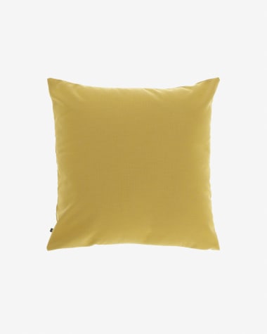 Mustard-yellow Nedra cushion cover 45 x 45 cm