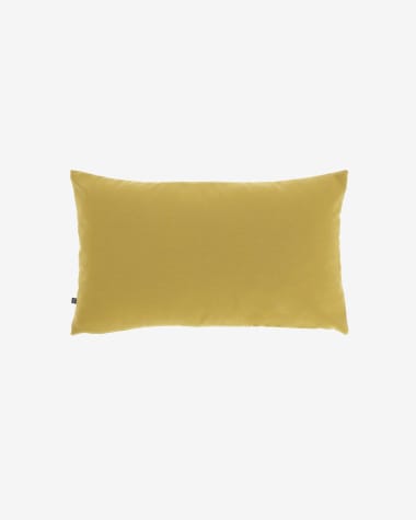 Mustard-yellow Nedra cushion cover 30 x 50 cm
