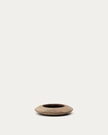 Rivor terracotta planter with natural finish Ø 36cm
