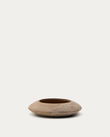 Rivor terracotta planter with natural finish Ø 65cm