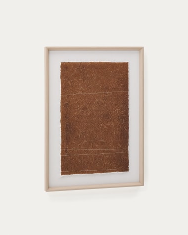 Durkan maroon picture on recycled paper 50 x 70cm