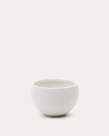 Grau White Cement Planter Ø 56 cm