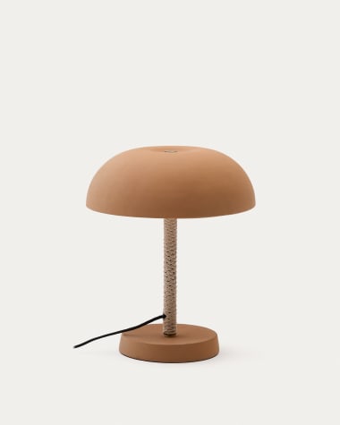 Arinda terracotta table lamp