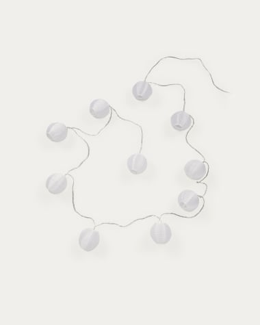 Amabile white LED light garland 4,35 m