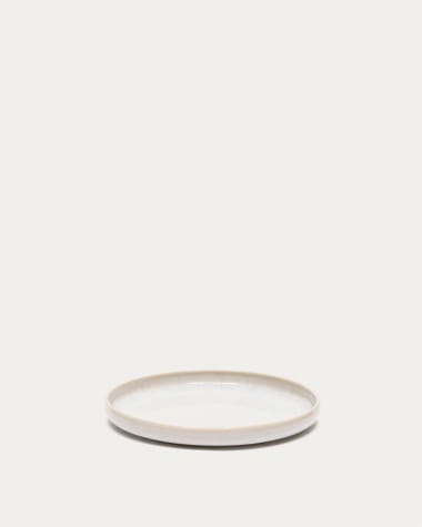 White ceramic Uilo dessert plate