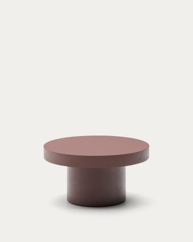 Aiguablava terracotta cement coffee table Ø90cm