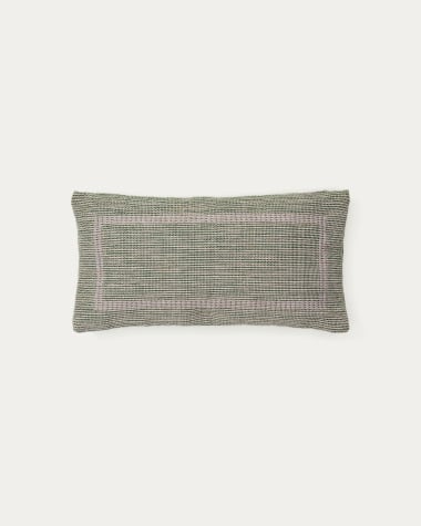 Cushion cover Narelle 100% PET green 30 x 50 cm