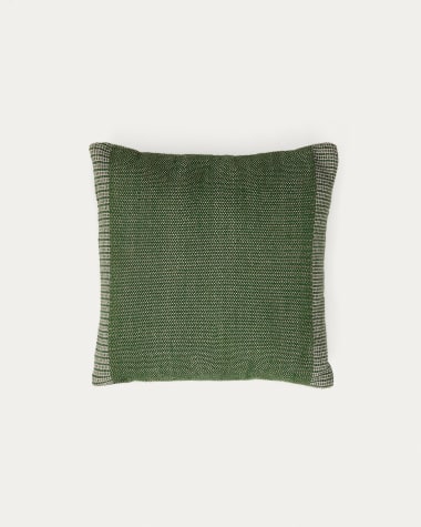 Cushion cover Delnar 100% PET green 45 x 45 cm