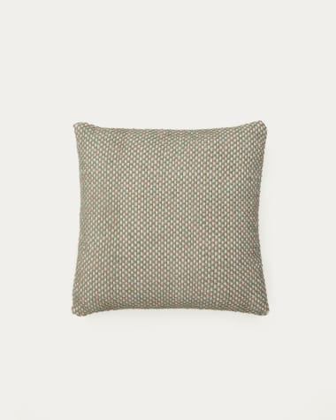 Cushion cover Eriam 100% PET green 50 x 50 cm