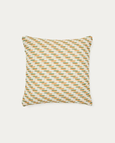 Cushion cover Brenel 100% PET with multicolor stripes 50 x 50 cm