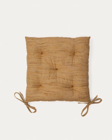 Aren mustard chair cushion 45 x 45cm